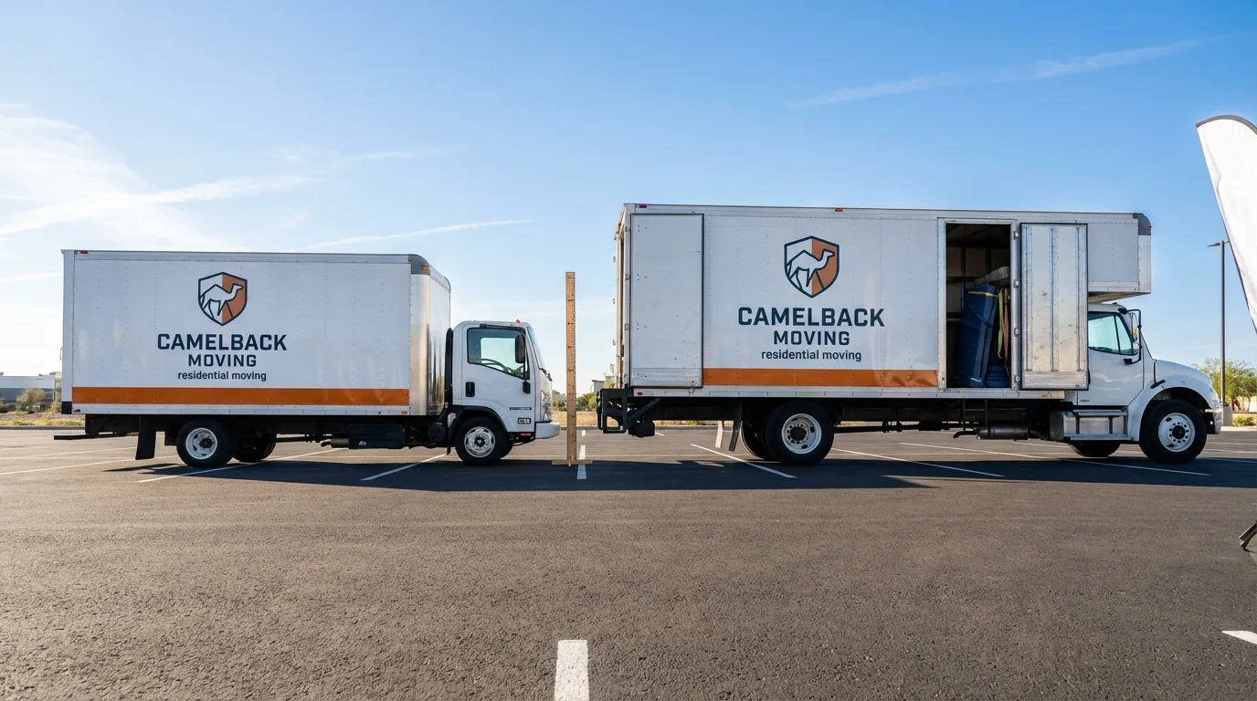 Moving truck size capacity guide in Zillah